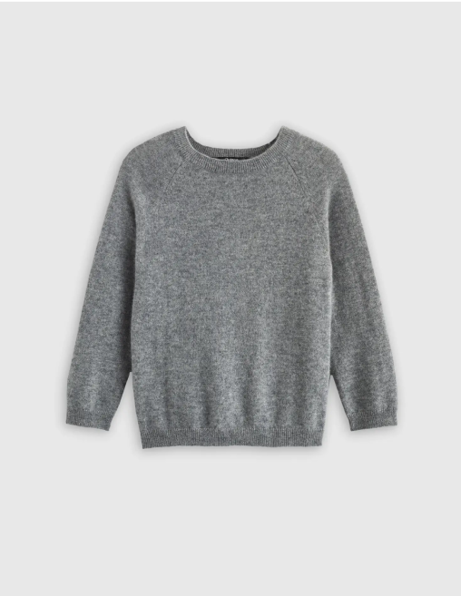 Washable Cashmere Crewneck Sweater - Toddler Gender Neutral