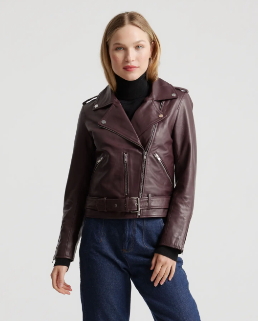 100% Leather Motorcycle Jacket