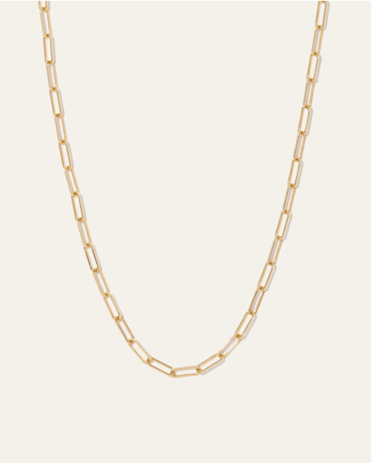 14k Gold Chain Link Necklace