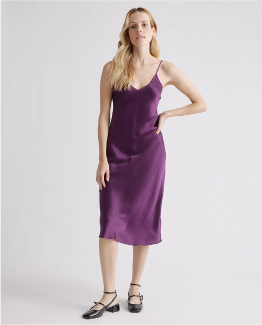 100% Washable Silk Slip Dress