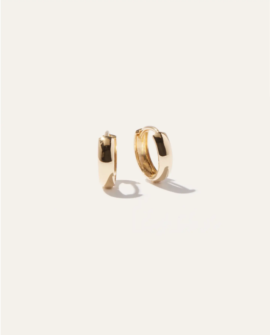 Bold 14k Gold Hoops