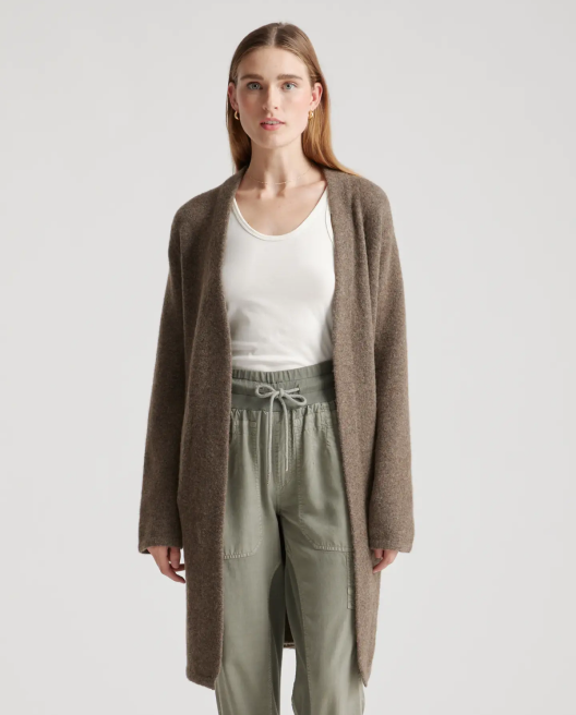 Superfine Merino Wool Sweater Coat