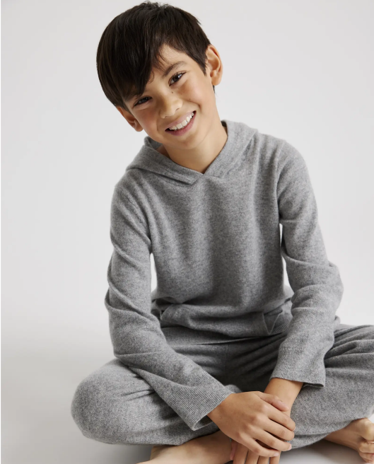 Washable Cashmere Hoodie - Kid Gender Neutral 