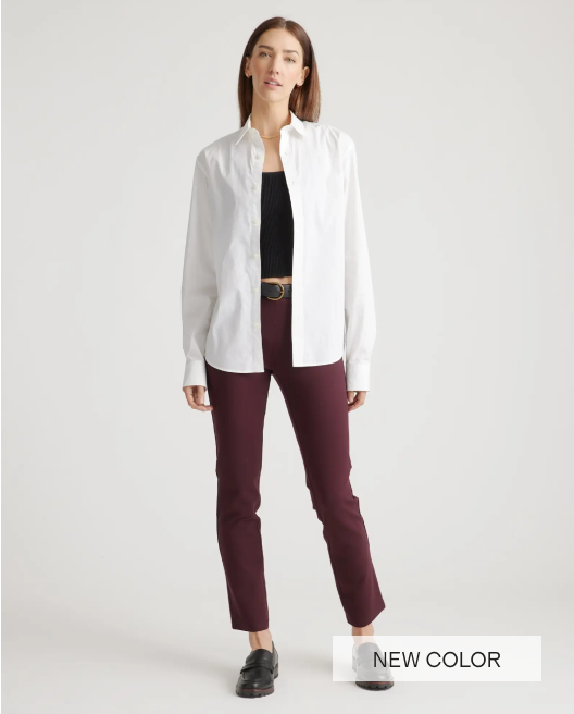 Ultra-Stretch Ponte Straight Leg Pant
