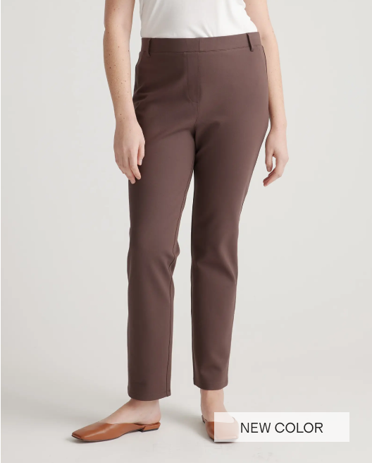 Ultra-Stretch Ponte Straight Leg Pant