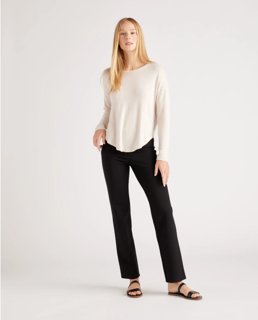 Ultra-Stretch Ponte Straight Leg Pant