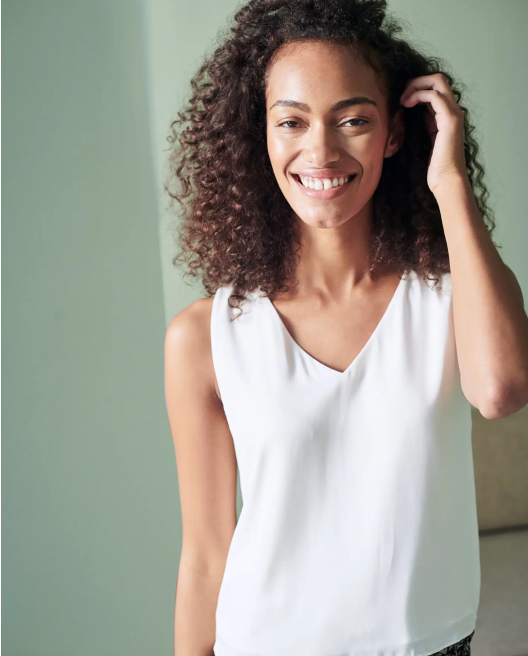 Washable Stretch Silk Tank