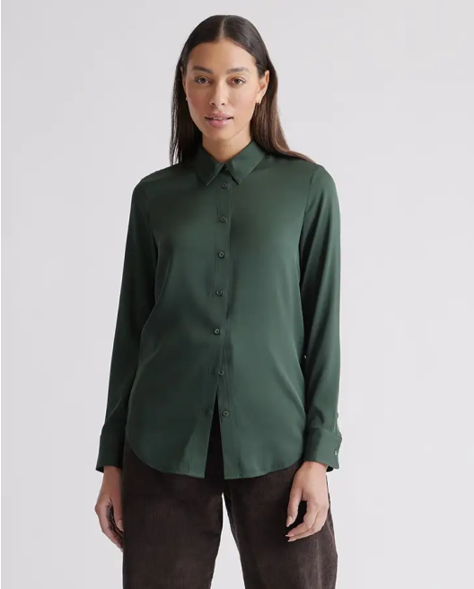 Washable Stretch Silk Blouse