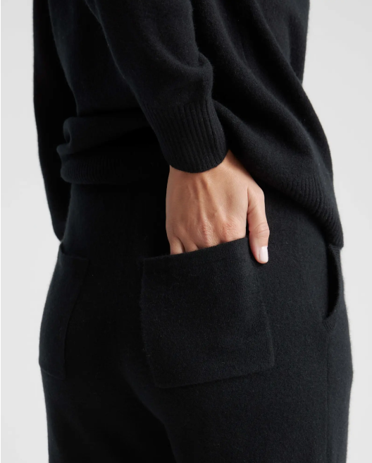 Mongolian Cashmere Straight Leg Pant