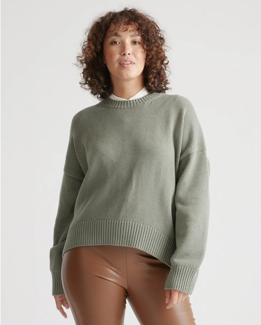100% Organic Cotton Boyfriend Crew