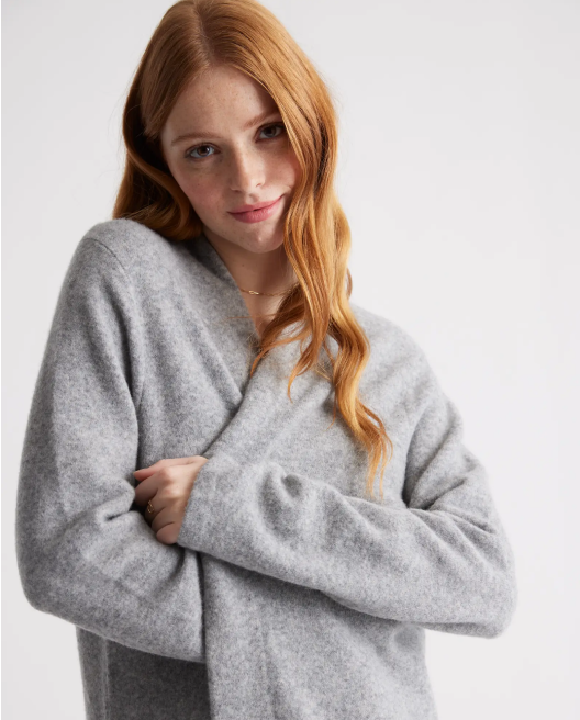 Superfine Merino Wool Sweater Coat