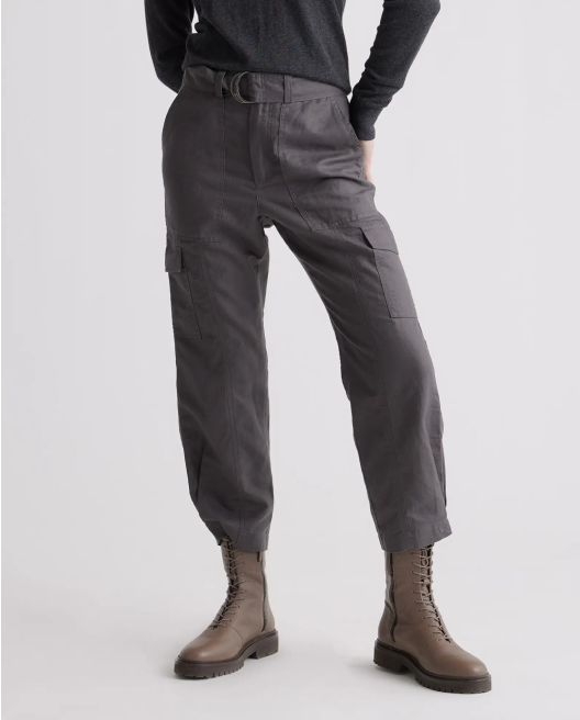 Organic Cotton Linen Cargo Pant