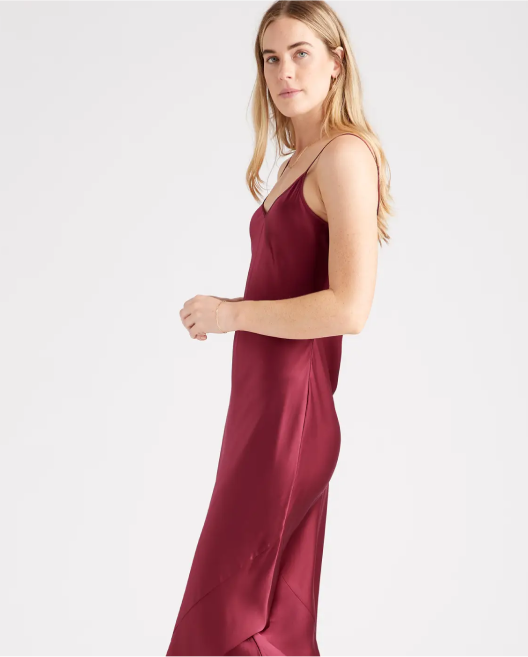 100% Washable Silk Slip Dress 