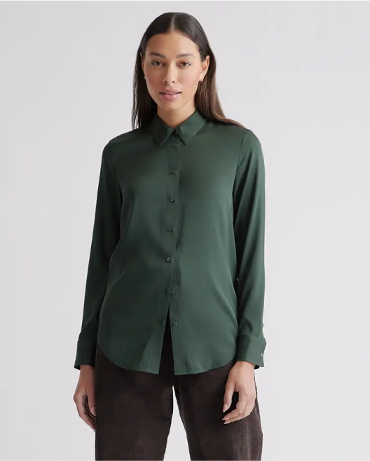 Washable Stretch Silk Blouse