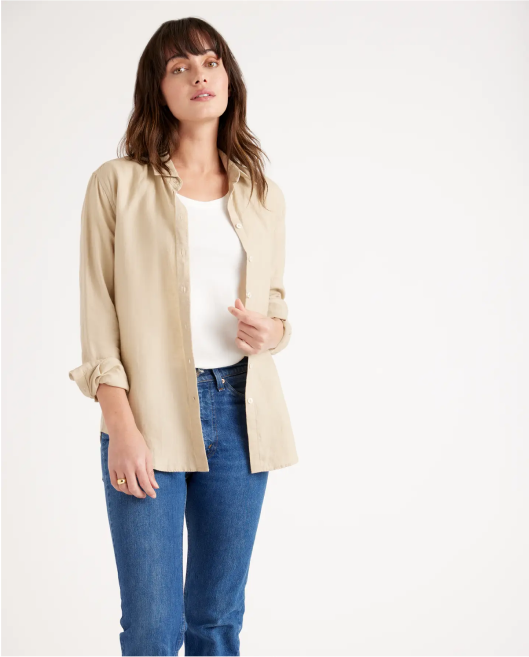 100% European Linen Long Sleeve Shirt