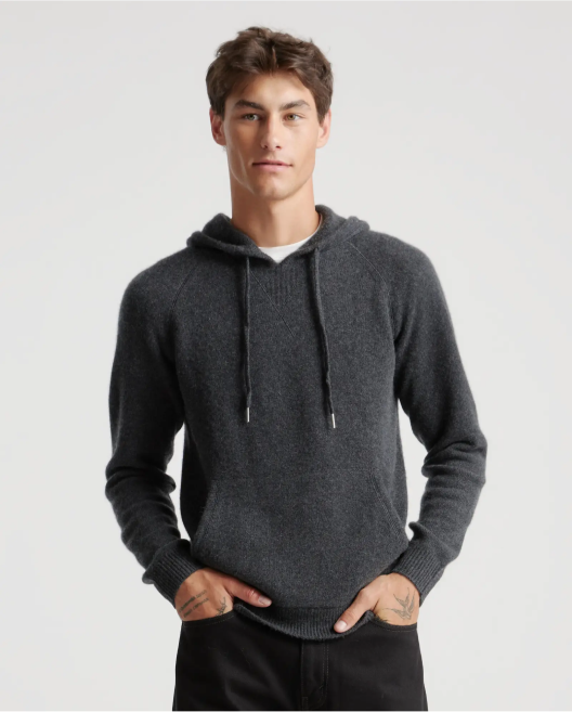 Mongolian Cashmere Pullover Hoodie