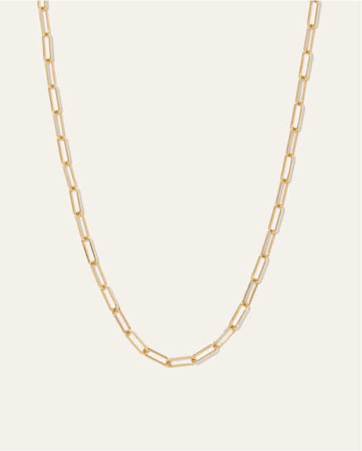 14k Gold Chain Link Necklace