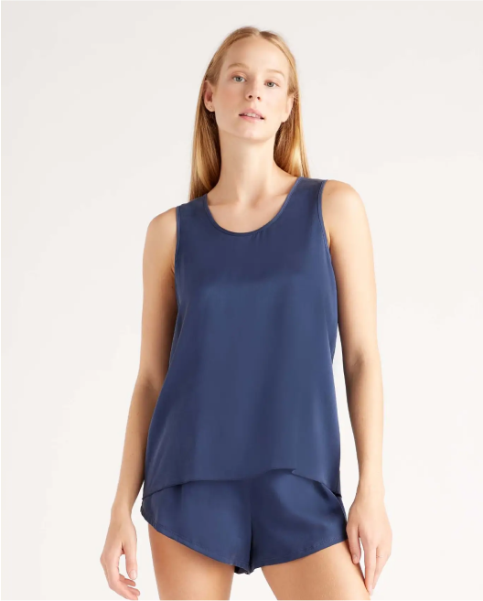 100% Washable Silk Pajama Tank