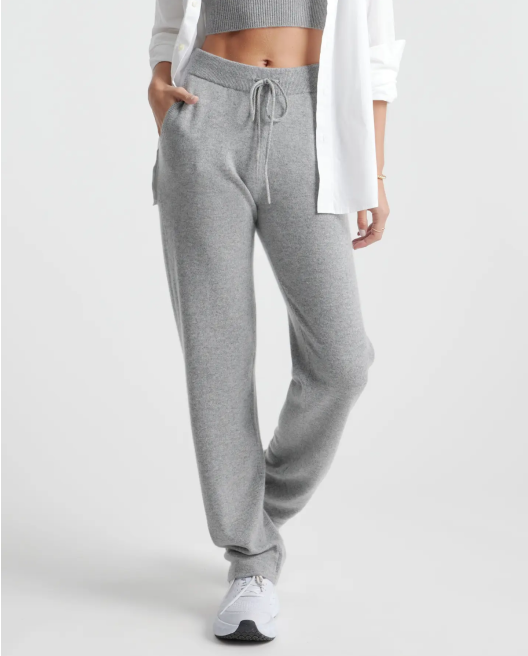 Mongolian Cashmere Straight Leg Pant