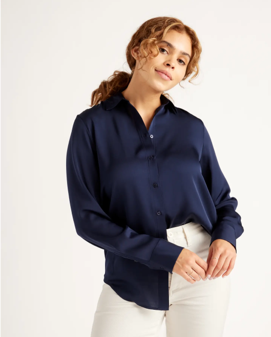Washable Stretch Silk Blouse