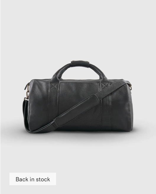 Nappa Leather Duffle Bag