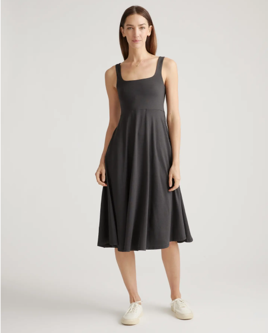 Flowknit Ultra-Soft Performance Fit & Flare Dress