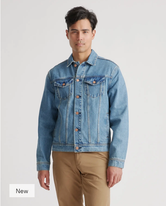 100% Organic Cotton Denim Jacket