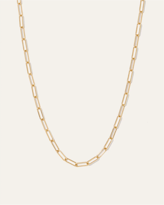 14k Gold Chain Link Necklace