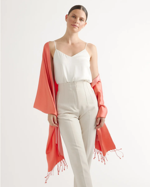 100% Silk Reversible Scarf