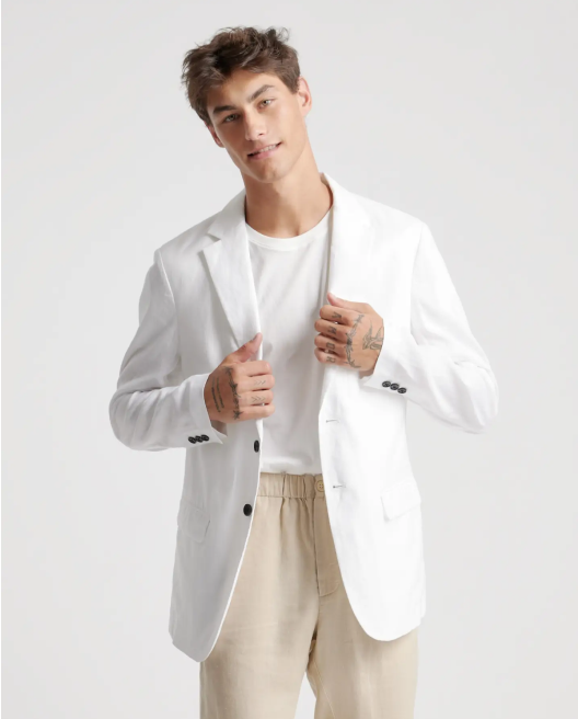 100% European Linen Blazer