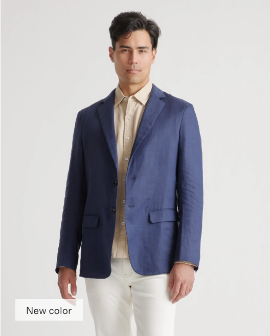 100% European Linen Blazer
