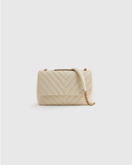 Italian Leather Quilted Convertible Crossbody