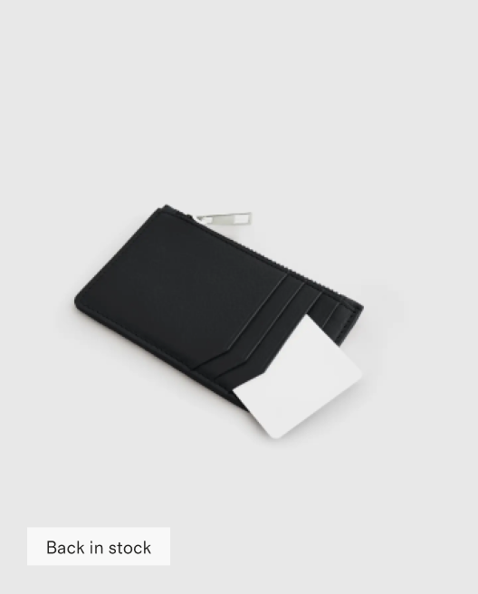Pebbled Leather Card Case