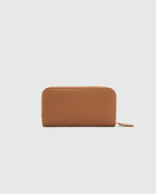 Italian Pebbled Leather Continental Wallet
