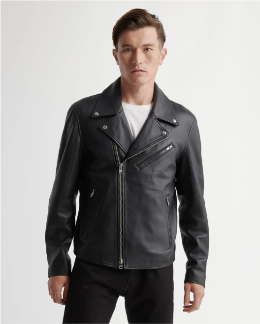 100% Leather Motorcycle Jacket