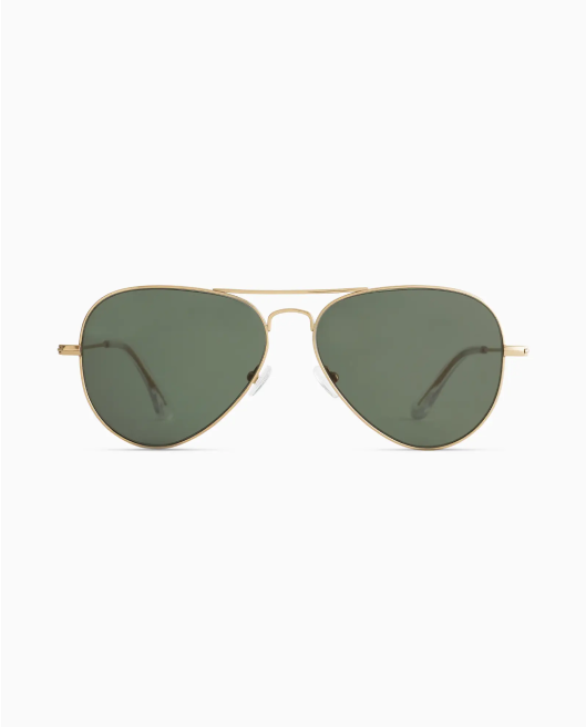 Halston Polarized Stainless Steel Aviator Sunglasses
