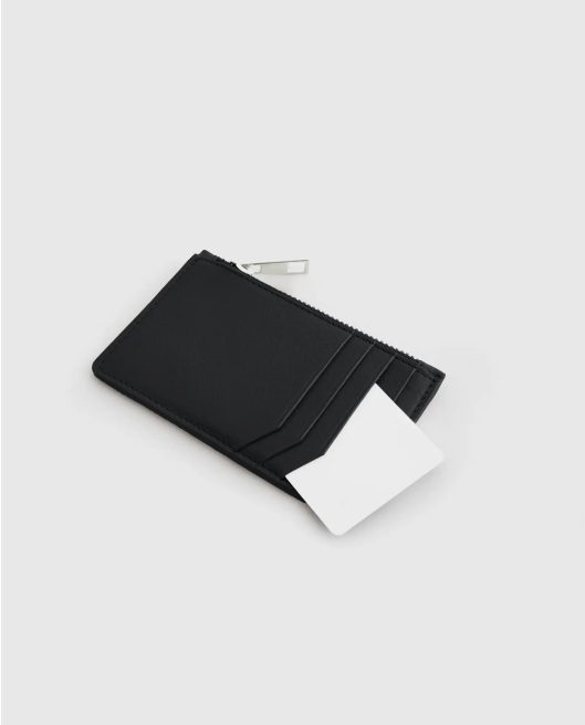 Pebbled Leather Card Case