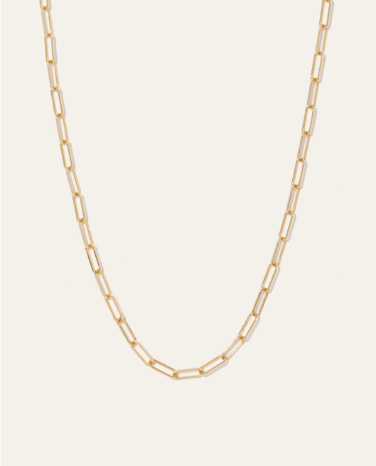 14k Gold Chain Link Necklace