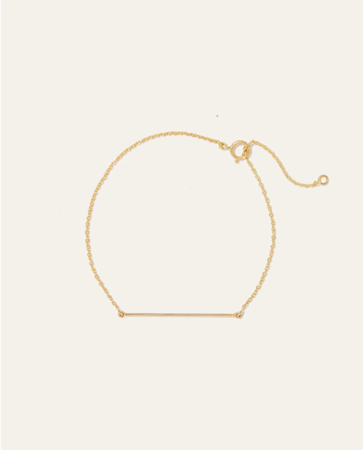 14k Gold Lariat Bracelet