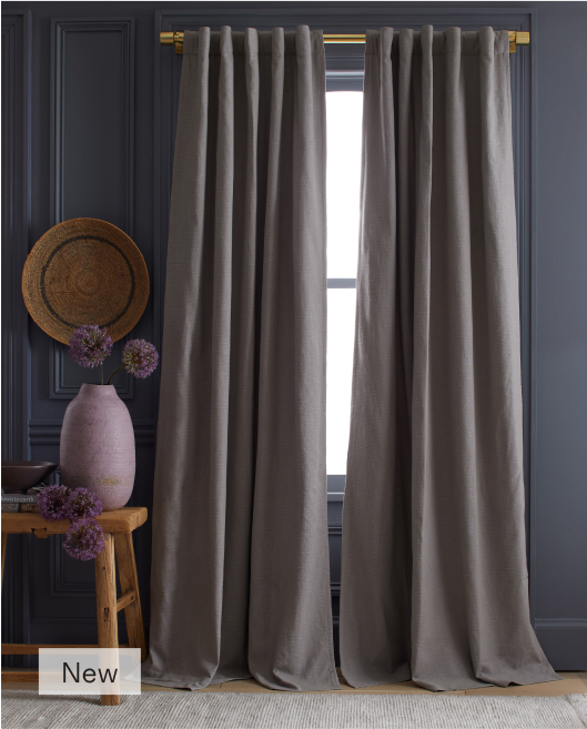 Cotton Slub Blackout Curtain