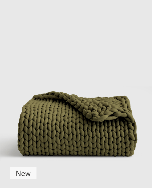 Chunky Knit Weighted Blanket