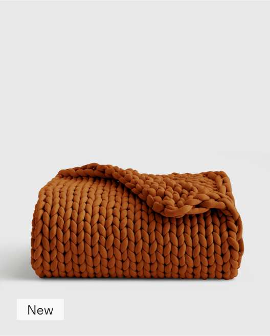 Chunky Knit Weighted Blanket