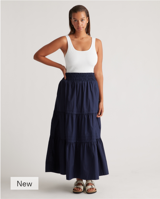 Tencel Rib Knit Maxi Slip Dress