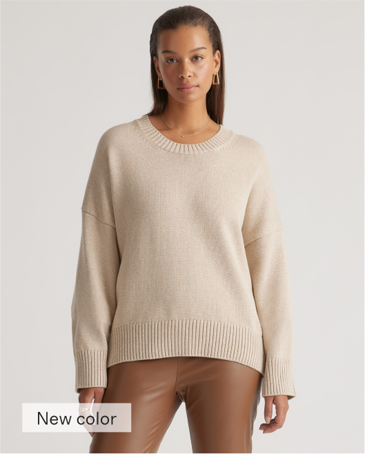 100% Organic Cotton Boyfriend Crew