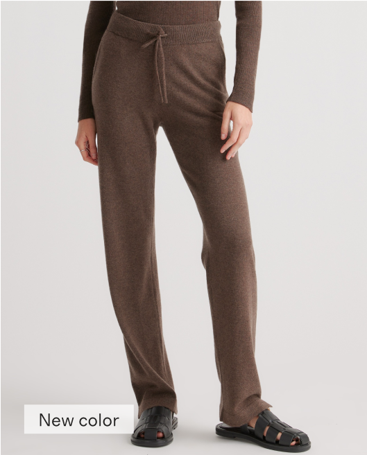 Mongolian Cashmere Straight Leg Pant