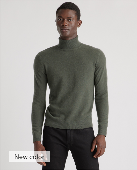 Mongolian Cashmere Turtleneck Sweater