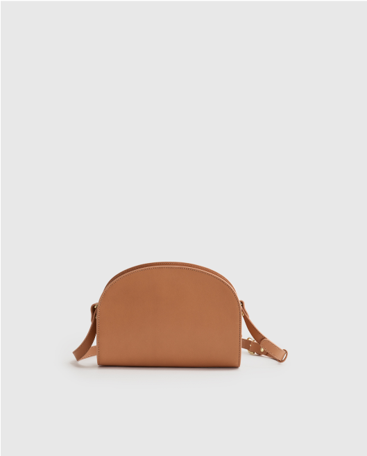 Italian Leather Dome Crossbody