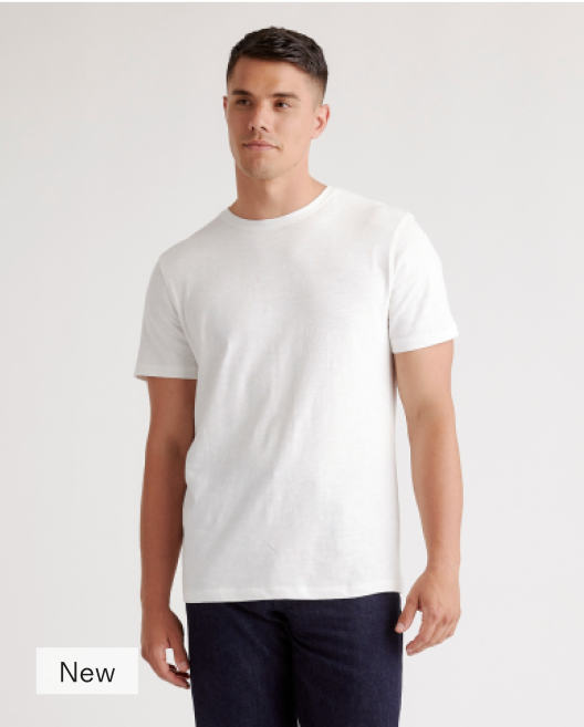 100% Organic Cotton Slub Crewneck Tee