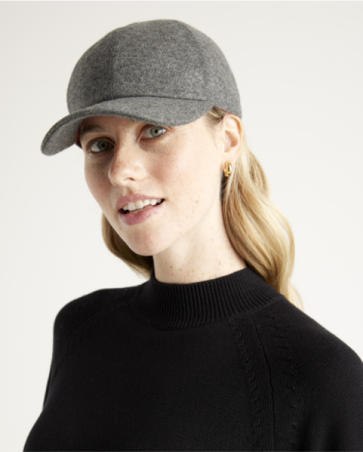 Cashmere Baseball Cap