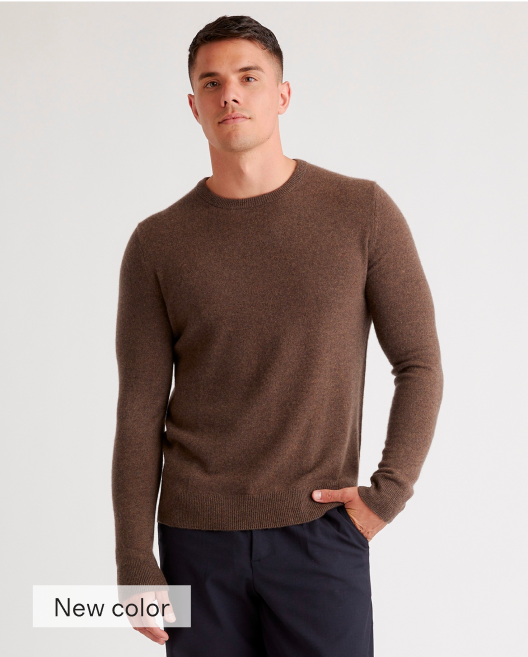 Mongolian Cashmere Crewneck Sweater